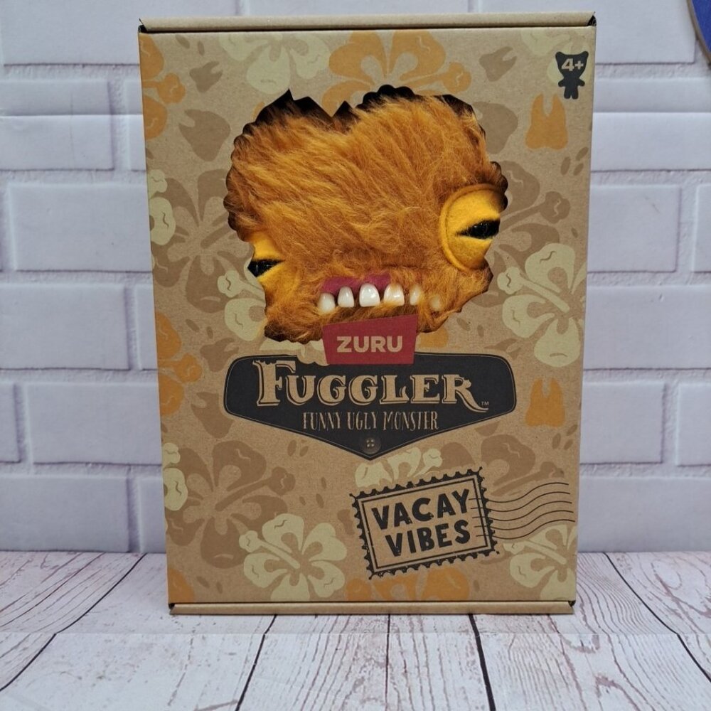 Fuggler Vacay Vibes 9" (Munch Munch) Funny Ugly Monster Soft Plush By ZURU/New